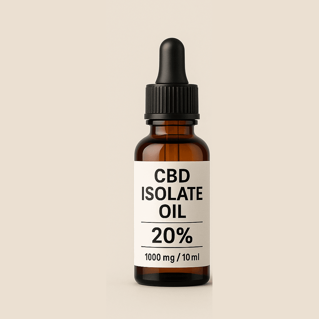 l'huile de CBD pure isolate 20